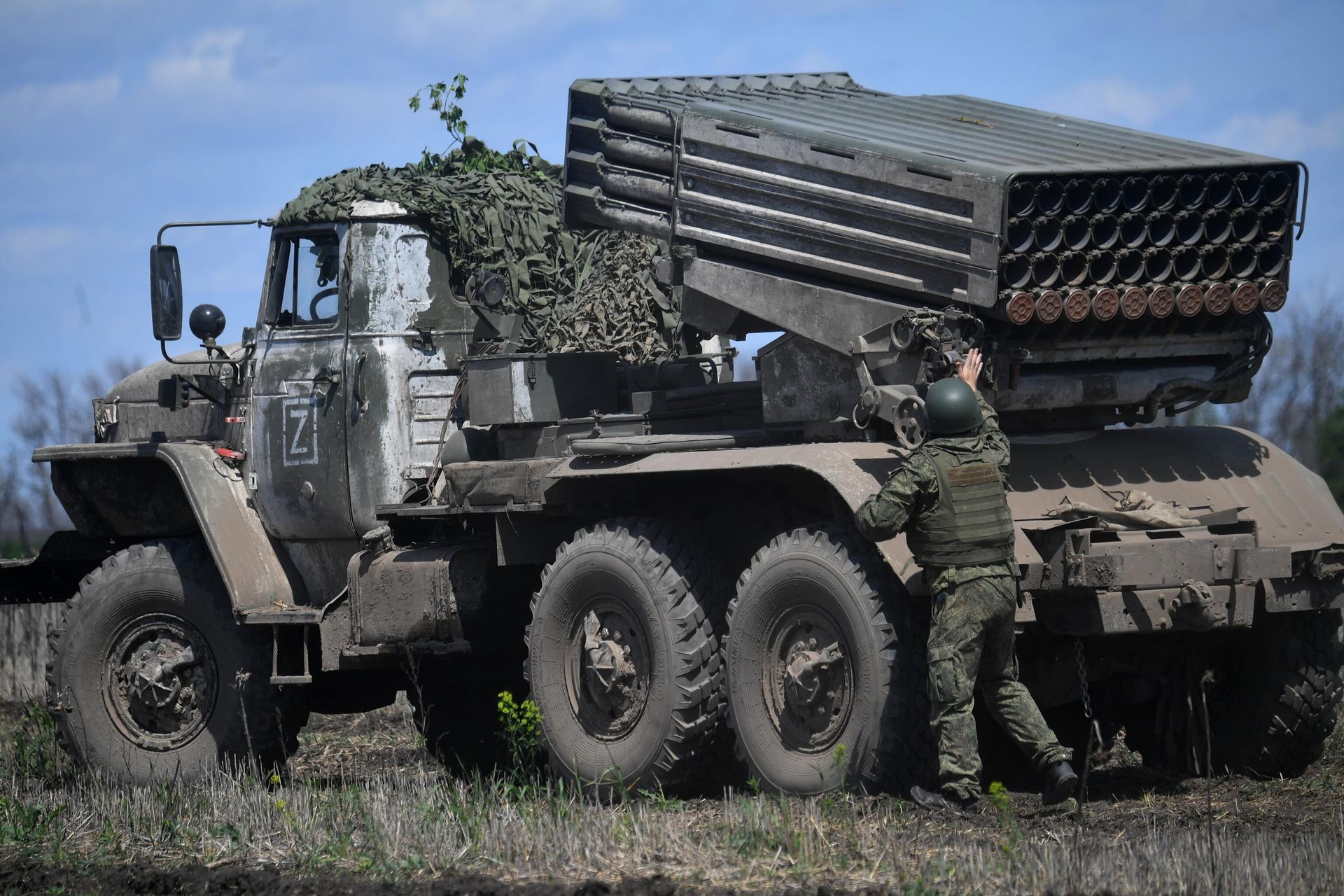 Russia's Tornado-G MLRS is seen in the special operation zone. File photo - Sputnik International, 1920, 19.11.2023