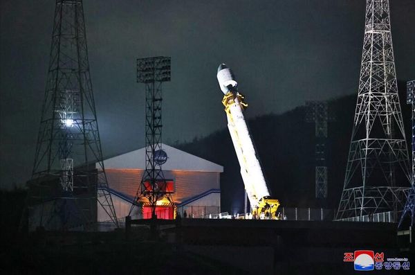 Preparations for the launch of the Chollima-1 rocket. - Sputnik International