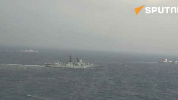Russian-Indian Naval Drills in Bay of Bengal Russian-Indian Naval Drills in Bay of Bengal - Sputnik International