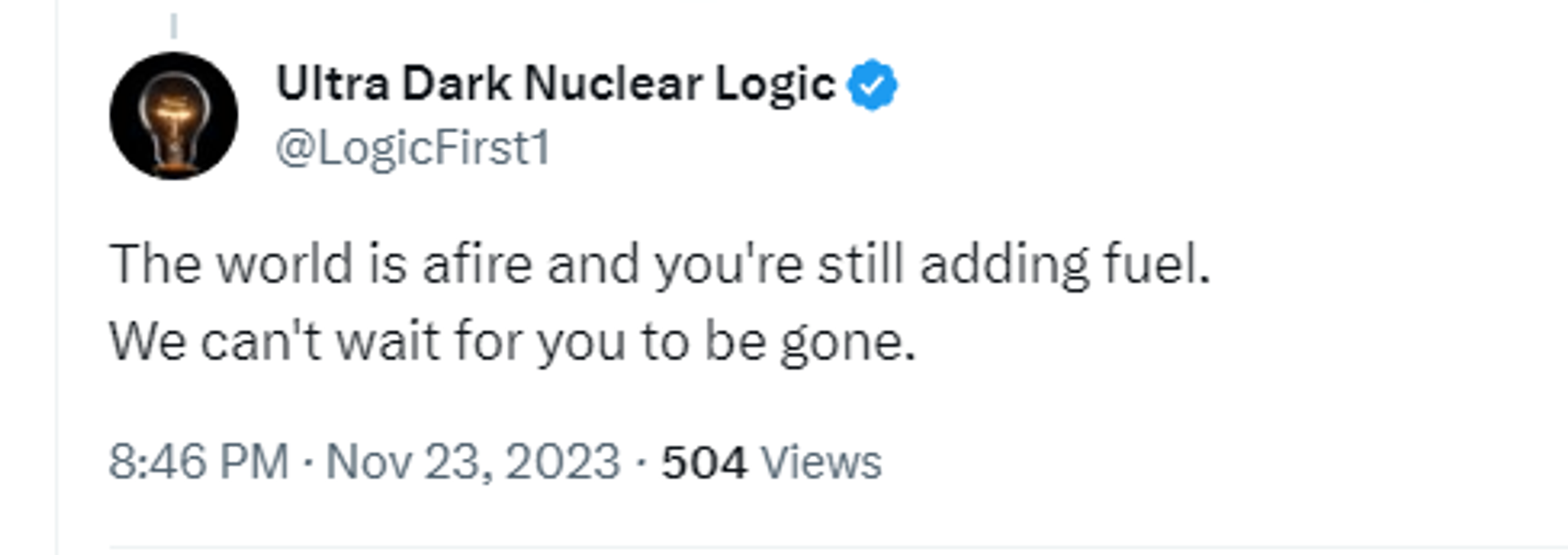 An X (formerly Twitter) screenshot - Sputnik International, 1920, 24.11.2023
