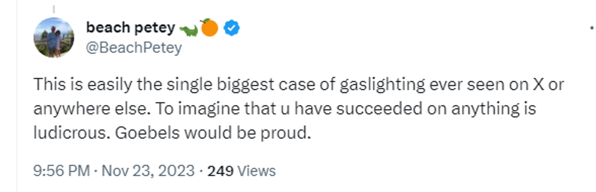 An X (formerly Twitter) screnshot - Sputnik International, 1920, 24.11.2023