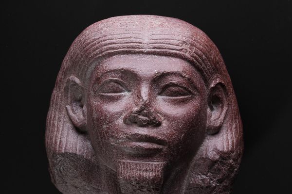 Head of a statue of a man in sandstone, mid-12th Dynasty (about 1922-1874 BC © National Museums Scotland Head of a statue of a man in sandstone, mid-12th Dynasty (about 1922-1874 BC © National Museums Scotland - Sputnik International