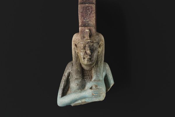 Fragment of a faience amulet of Isis nursing Horus, Late or Ptolemaic Period (about 664-30 BC © National Museums Scotland Fragment of a faience amulet of Isis nursing Horus, Late or Ptolemaic Period (about 664-30 BC © National Museums Scotland - Sputnik International