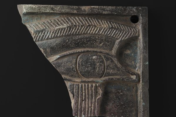 Fragment of a faience plaque depicting the Eye of Horus, Late or Ptolemaic Period (about 664-30 BC) © National Museums Scotland Fragment of a faience plaque depicting the Eye of Horus, Late or Ptolemaic Period (about 664-30 BC) © National Museums Scotland - Sputnik International