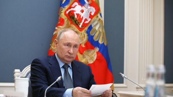 Russian President Vladimir Putin is participating in an extraordinary G20 summit via video conference, in Moscow, Russia - Sputnik International