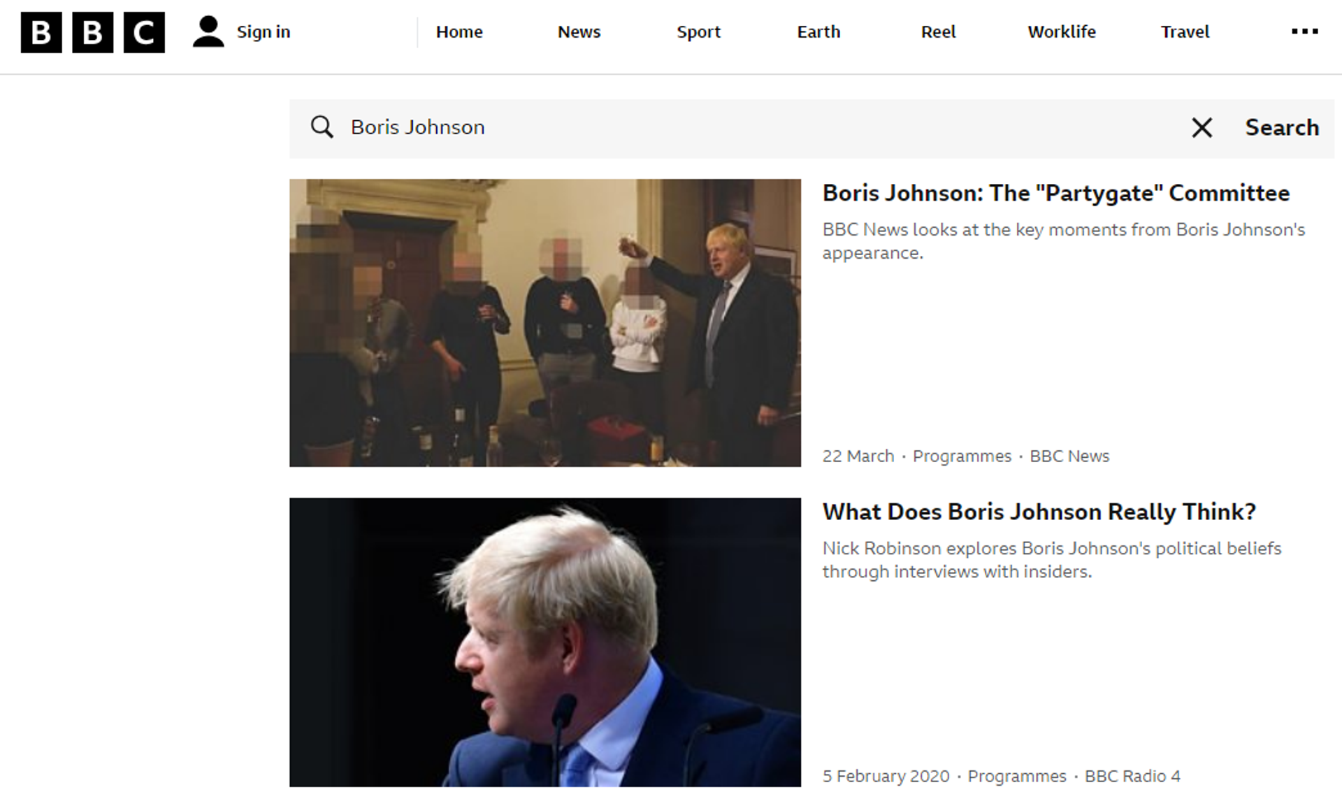 Screenshot of a BBC page. - Sputnik International, 1920, 27.11.2023