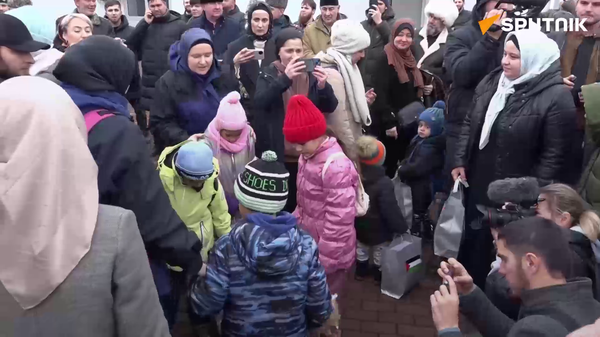 Refugees From Gaza Arrive in Russia's Chechnya - Sputnik International