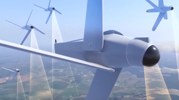 Aeroscan Z-53 drone, the latest entry into the Lancet-series line-up of loitering munitions. Aeroscan Z-53 drone, the latest entry into the Lancet-series line-up of loitering munitions. - Sputnik International