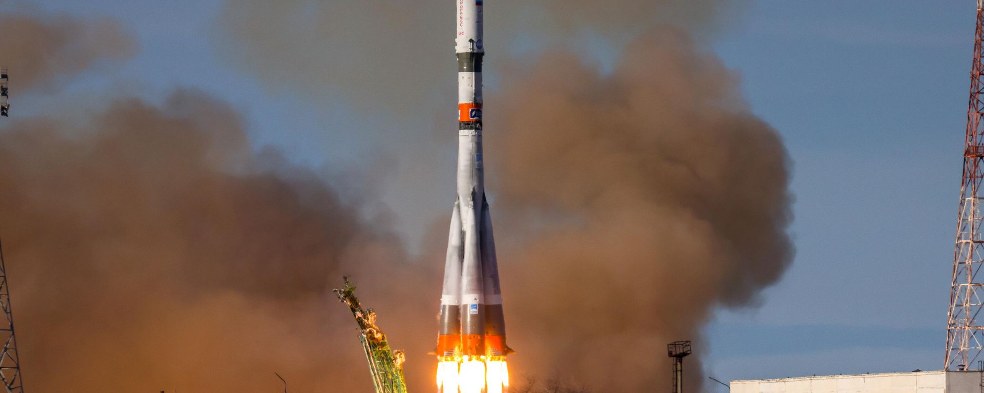 The launch of the Progress MS-25 cargo ship on a Soyuz-2.1a carrier rocket from the Baikonur Cosmodrome on December 1, 2023. The launch of the Progress MS-25 cargo ship on a Soyuz-2.1a carrier rocket from the Baikonur Cosmodrome on December 1, 2023. - Sputnik International, 1920, 01.12.2023