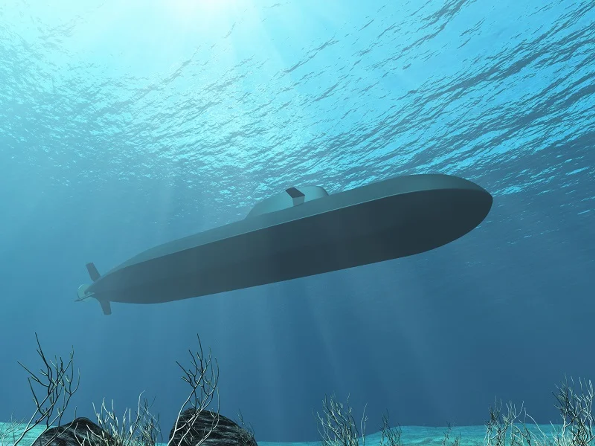 Computer rendered model of Type 212CD Submarine. - Sputnik International, 1920, 01.12.2023