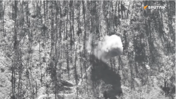 FPV Drone in Combat Action - Sputnik International