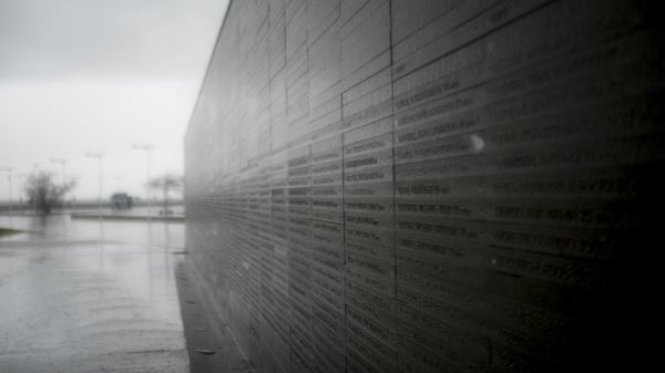 A wall in Memory Park carries the names of people who disappeared during Argentina's 1976-1983 dictatorship in Buenos Aires, Argentina, Thursday, Aug. 17, 2023. During Argentina's bloody dictatorship (1976-1983), military officials carried out the systematic theft of babies from political prisoners who were often executed and disposed of without a trace. - Sputnik International