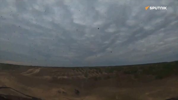 Russian MLRS Grad crew destroyed an American-made M777 howitzer - Sputnik International