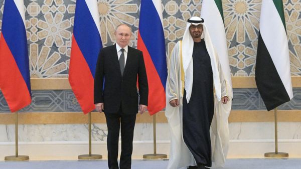 Visit of Russian President Vladimir Putin to the United Arab Emirates on December 6, 2023. - Sputnik International