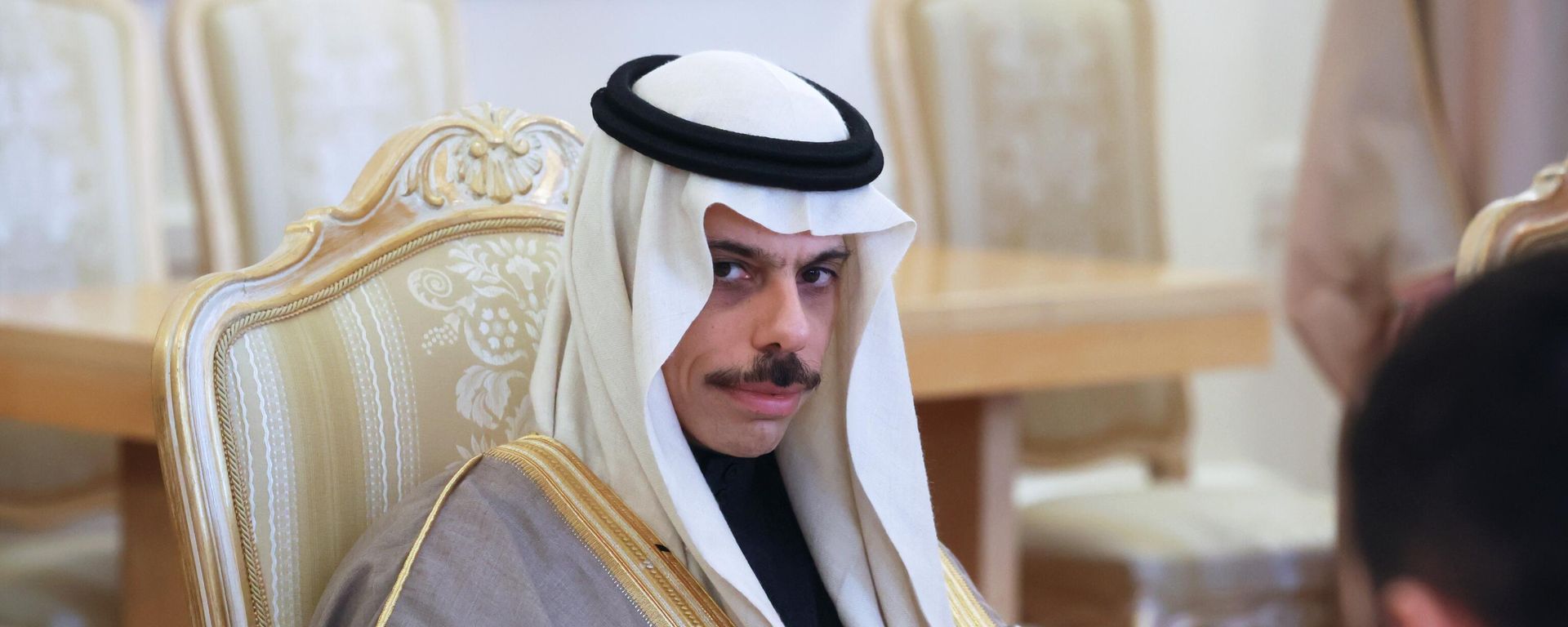 Saudi Arabia's Foreign Minister Prince Faisal bin Farhan Al Saud meets with Russian Foreign Minister Sergey Lavrov in Moscow, Russia - Sputnik International, 1920, 08.12.2023