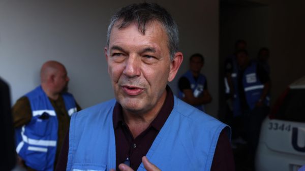 The United Nations Relief and Works Agency for Palestine Refugees in the Near East (UNRWA) Commissioner-General Philippe Lazzarini speaks during a press conference in Rafah after crossing into the Palestinian enclave through the Rafah border crossing with Egypt on November 1, 2023. - Sputnik International