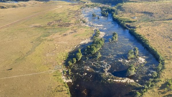 Aerial view of the Rupununi Savannah in western Guyana, near the border with Brazil and Venezuela, taken on April 12, 2023 - Sputnik International