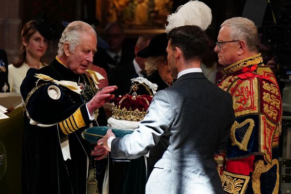 King Charles’s eventual ascension to the throne was widely discussed at home and abroad for decades. Last year’s death of Queen Elizabeth II put a new spin on the matter, opening the door for rumors and speculations on the very future of the British monarchy. The Scottish solemn ceremony marked the coronation of King Charles III and Queen Camilla. (Britain's King Charles III is presented with the Crown of Scotland during a National Service of Thanksgiving and Dedication inside St Giles' Cathedral in Edinburgh on July 5, 2023). - Sputnik International