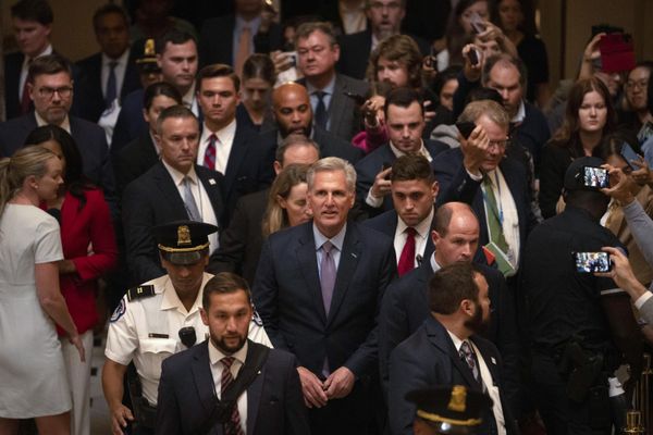 Political tribulations in the US effectively concern the whole world. A lot media frenzy went along with volatile twists and turns that took place in the US Congress over the course of the year. (Rep. Kevin McCarthy, R-CA, leaves the House floor after being ousted as speaker of the House of Representatives at the Capitol in Washington, D.C., October 3, 2023). - Sputnik International