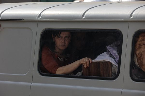 The long-brewing Nagorno Karabakh ethnic and territorial conflict between Armenia and Azerbaijan took a dramatic turn in September. The renewed military hostilities eventually led to territorial concessions, officially making the disputed strip of land part of the Azerbaijani territory. (Refugees from Nagorno Karabakh fleeing to the town of Goris in Armenia). - Sputnik International