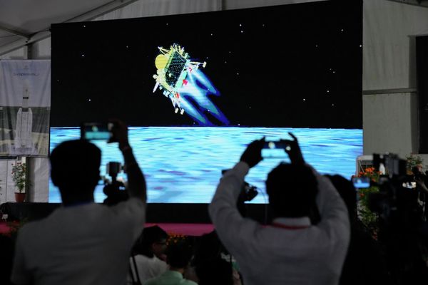 Turns out, the space race is not just a thing of the past. Both Russia and the US were back at it again this year. However, it was India that succeeded in the lofty and ambitious undertaking to land on the Moon. Thus, India became the fourth nation in history to touch the lunar surface. (Journalists film the live telecast of spacecraft Chandrayaan-3 landing on the Moon at ISRO's Telemetry, Tracking and Command Network facility in Bengaluru, India, August 23, 2023). - Sputnik International