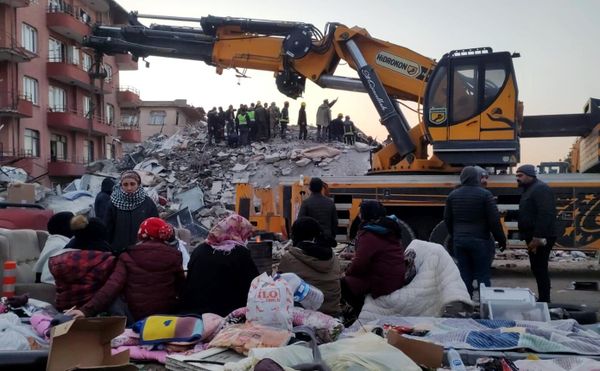 2023 saw a series of devastating earthquakes that swept across Turkiye, Syria, Morocco, Afghanistan and, most recently, China, leaving tens of thousands of dead and missing. (Removal of debris at the site of a building, destroyed by an earthquake of magnitude 7.4 in Antakya, Turkiye). - Sputnik International
