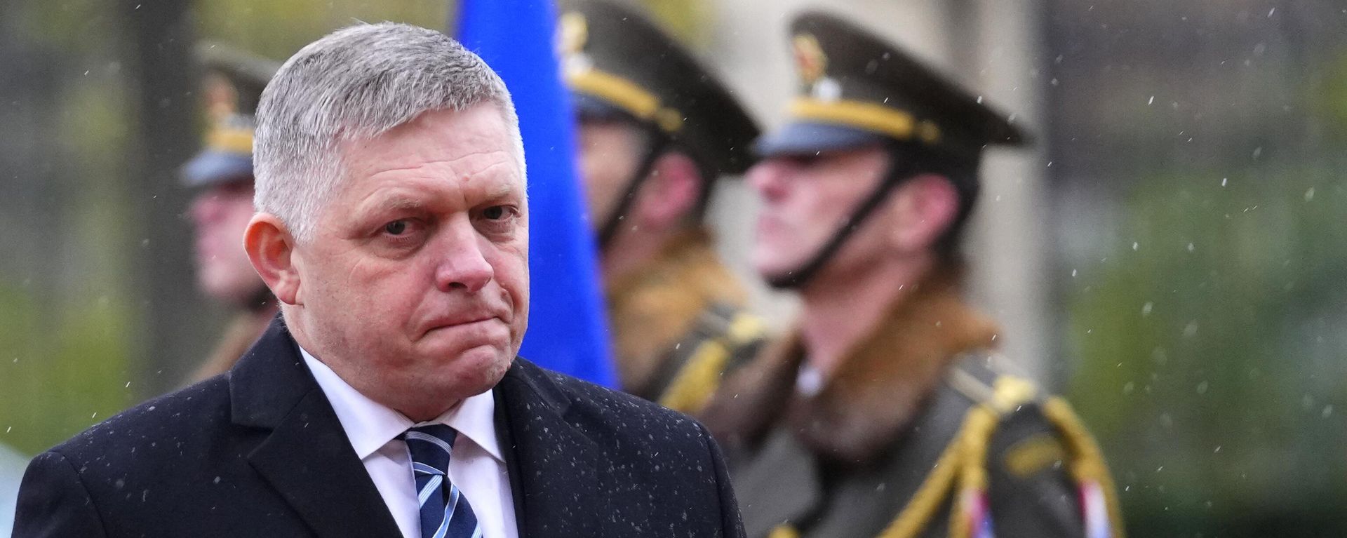 Slovakia's Prime Minister Robert Fico arrives to meet with Czech Republic's Prime Minister Petr Fiala in Prague, Czech Republic - Sputnik International, 1920, 17.05.2024