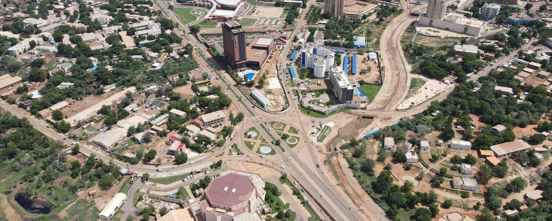 This arial view from July 29, 2021 shows a general view of Niger's capital Niamey - Sputnik International, 1920, 19.12.2023