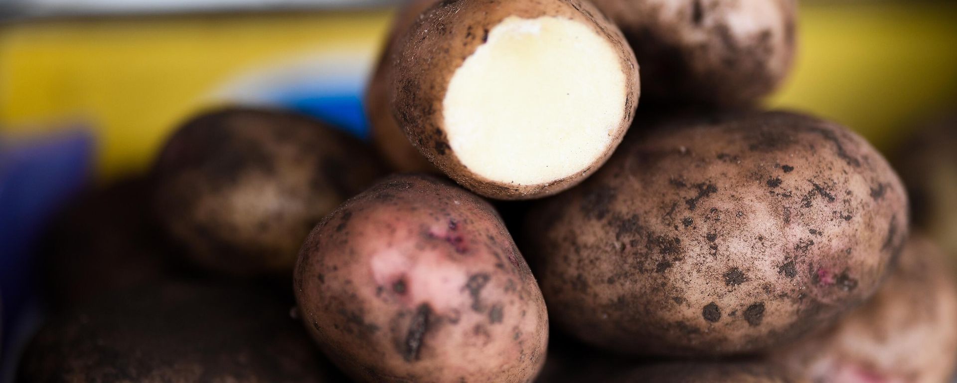 Potatoes are seen at the Preobrazhensky market in Moscow, Russia. - Sputnik International, 1920, 20.12.2023