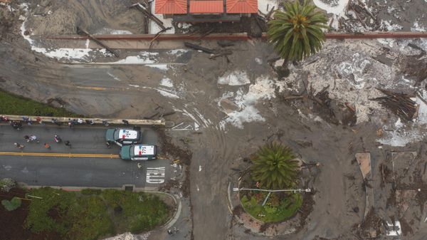 Storm debris in the Rio Del Mar neighborhood of Aptos, Thursday, Dec. 28, 2023. - Sputnik International