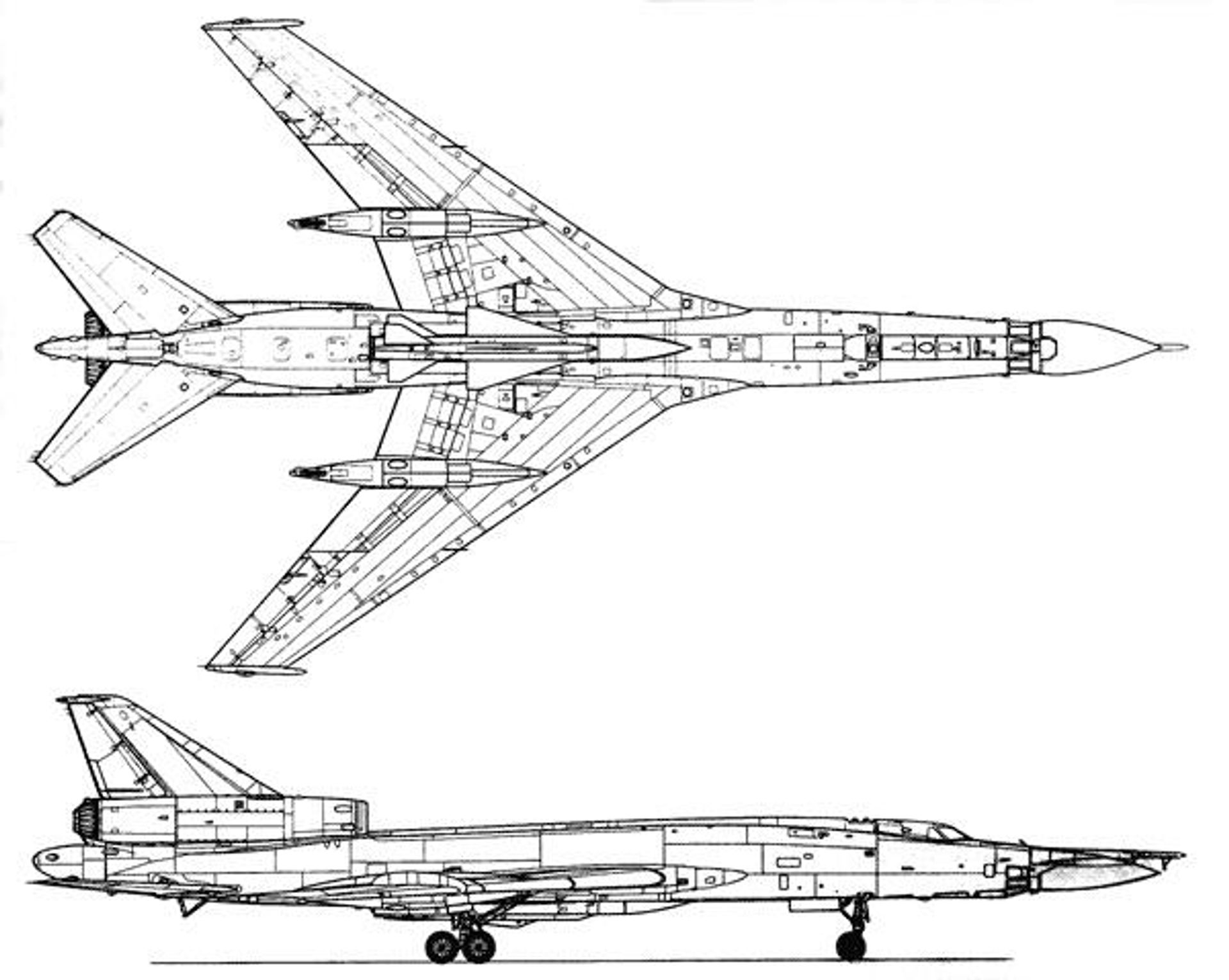 Tu-22KPD, one of the supersonic strategic bombers designed to carry the Kh-22 cruise missile. - Sputnik International, 1920, 30.12.2023
