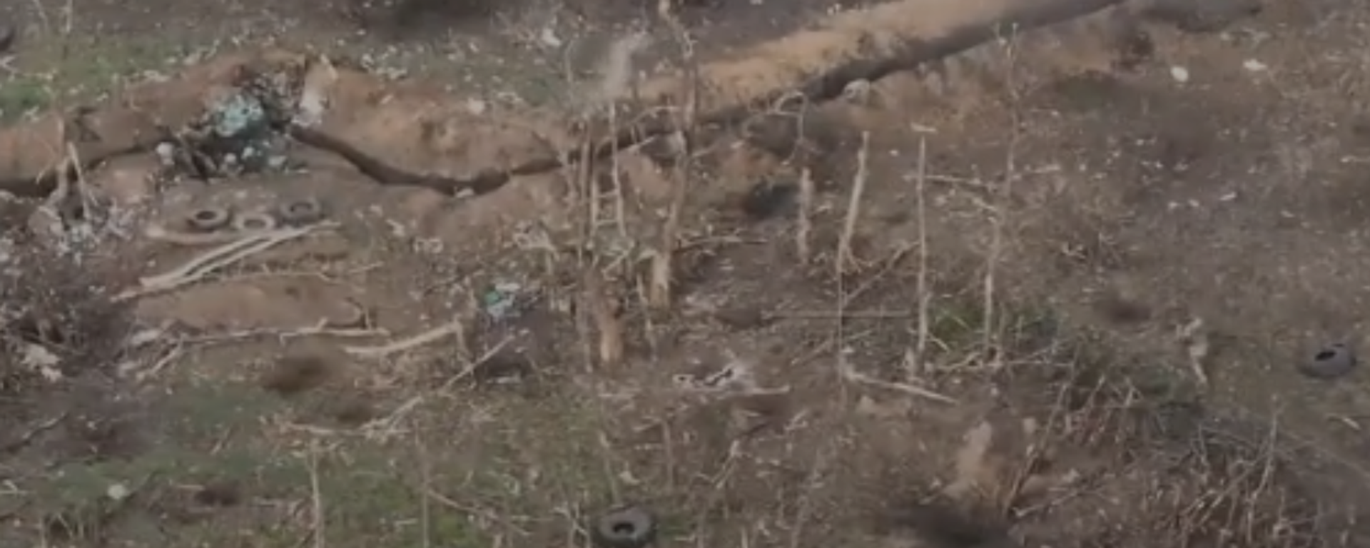 Screengrab of Sputnik video showing Ukrainian blocking unit targeting its own soldiers during a retreat. Screengrab of Sputnik video showing Ukrainian blocking unit targeting its own soldiers during a retreat. - Sputnik International, 1920, 01.01.2024