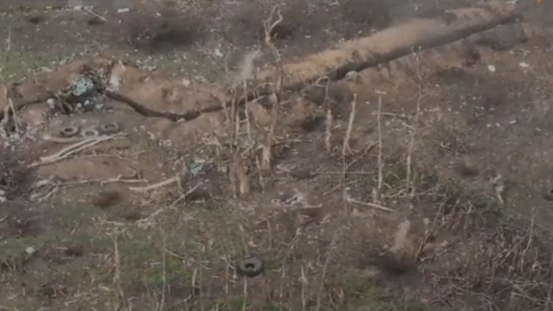 Screengrab of Sputnik video showing Ukrainian blocking unit targeting its own soldiers during a retreat. - Sputnik International, 1920, 01.01.2024