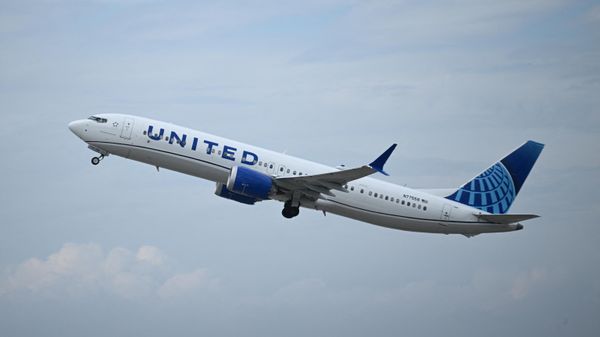 A United Airlines Boeing 737 MAX 9 airplane. - Sputnik International