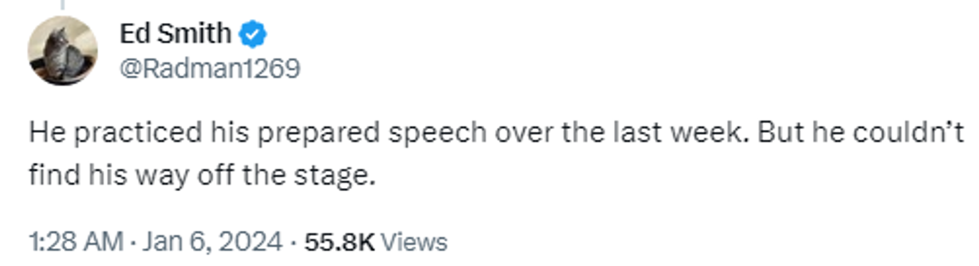 Screenshot of X post. - Sputnik International, 1920, 07.01.2024