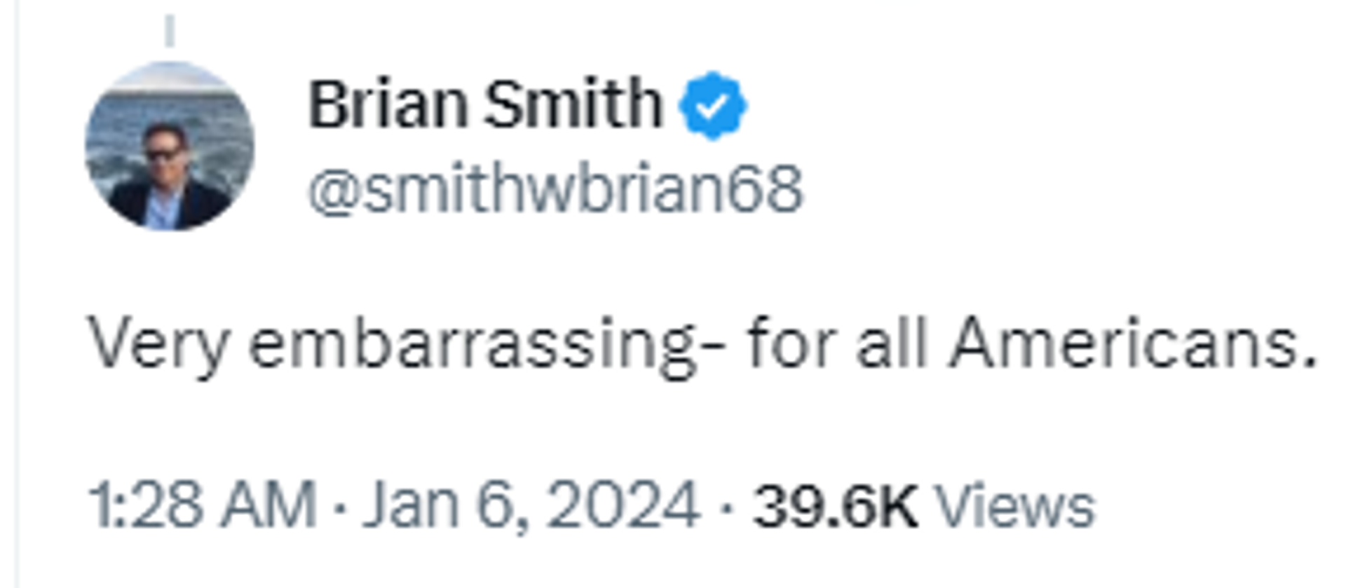Screenshot of X post. - Sputnik International, 1920, 07.01.2024