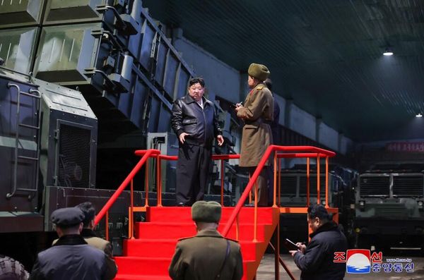 North Korea’s leader Kim Jong Un urged factory workers to modernize and "produce more weapons" during a weapons factory tour. - Sputnik International