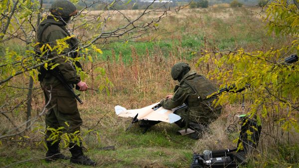 Launch of drones of the Russian Armed Forces in the Nikolaevo-Krivoy Rog direction - Sputnik International