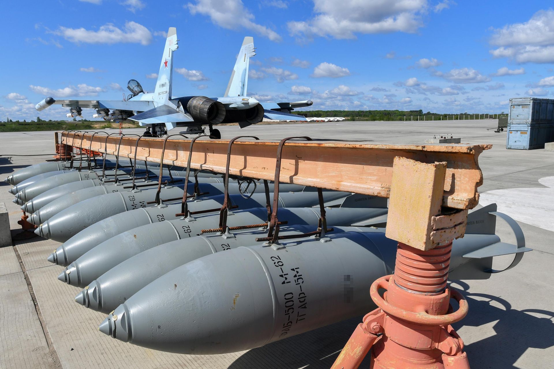 The FAB-500 bombs are seen in the  Russian special military operation zone. File photo - Sputnik International, 1920, 11.01.2024