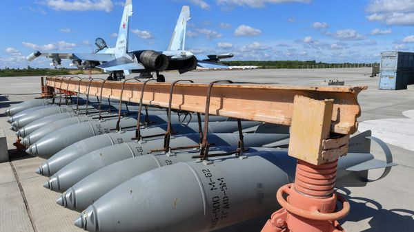 The FAB-500 bombs are seen in the  Russian special military operation zone. File photo - Sputnik International