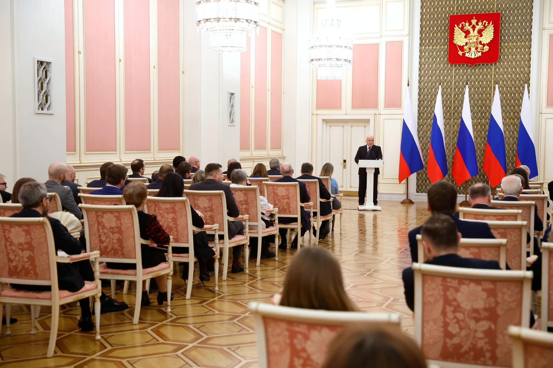 Russian Prime Minister Mikhail Mishustin presented the 2023 Government Media Awards Russian Prime Minister Mikhail Mishustin presented the 2023 Government Media Awards - Sputnik International, 1920, 11.01.2024