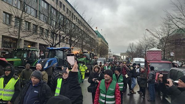 German farmers protest in Berlin - Sputnik International