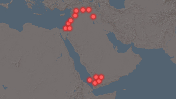 Middle East conflicts hotbeds cover - Sputnik International