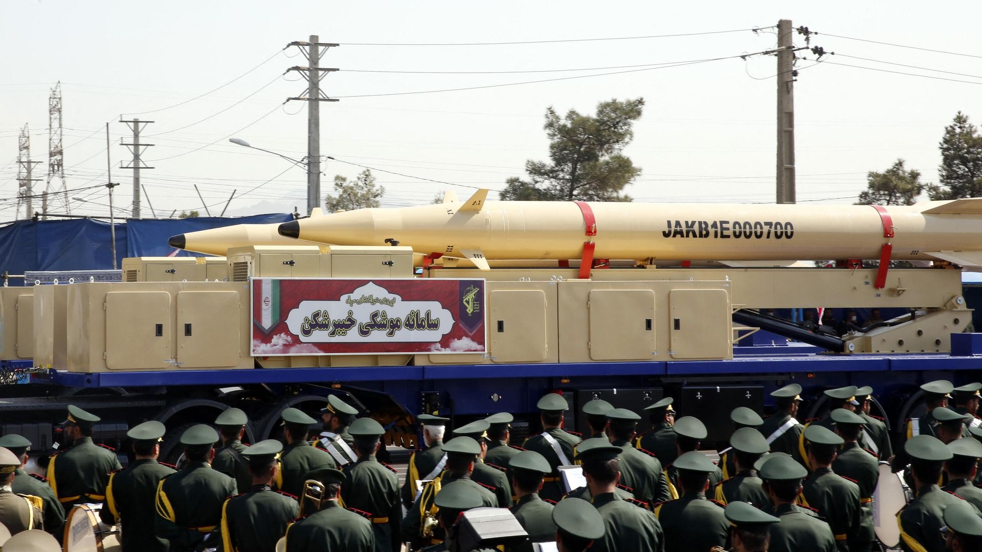 Iranian missile Kheibar Shekan on display during the annual military parade marking the anniversary of the outbreak of the devastating 1980-1988 war with Saddam Hussein's Iraq, in the capital Tehran on September 22, 2022. Iranian missile Kheibar Shekan on display during the annual military parade marking the anniversary of the outbreak of the devastating 1980-1988 war with Saddam Hussein's Iraq, in the capital Tehran on September 22, 2022. - Sputnik International, 1920, 16.01.2024