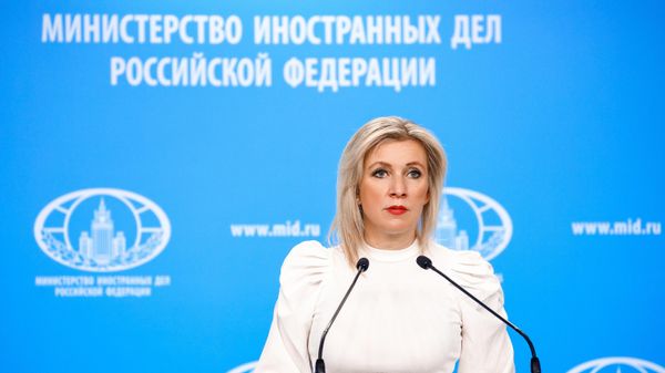Russian Foreign Ministry’s spokeswoman Maria Zakharova attends her weekly briefing in Moscow, Russia - Sputnik International