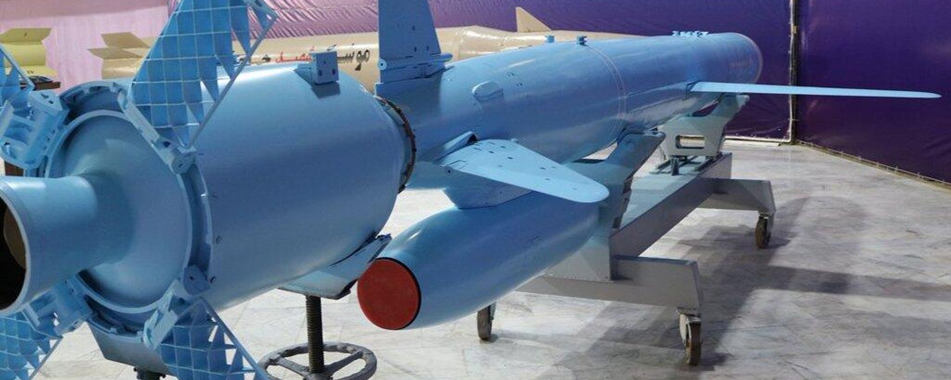 Iran's Abu Mahdi anti-ship cruise missile. Iran's Abu Mahdi anti-ship cruise missile. - Sputnik International, 1920, 17.01.2024