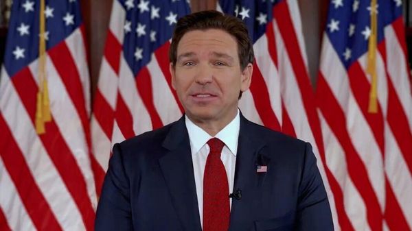 A screenshot of DeSantis' video announcement that his campaign is over. - Sputnik International