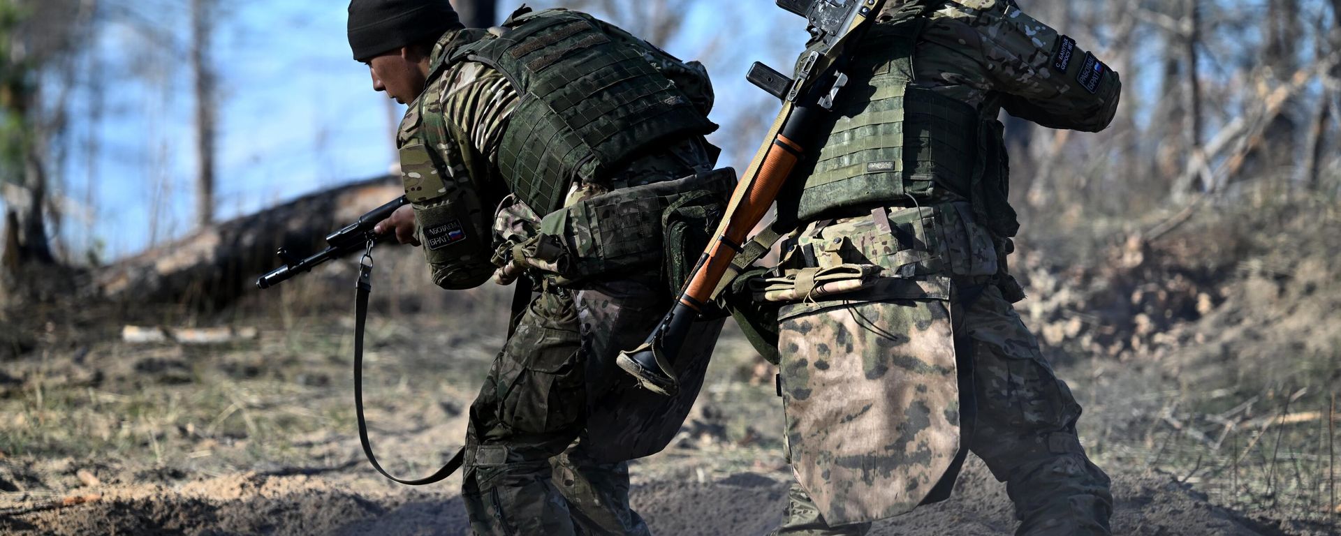 Russian servicemen are seen in the special operation zone. File photo - Sputnik International, 1920, 22.05.2024