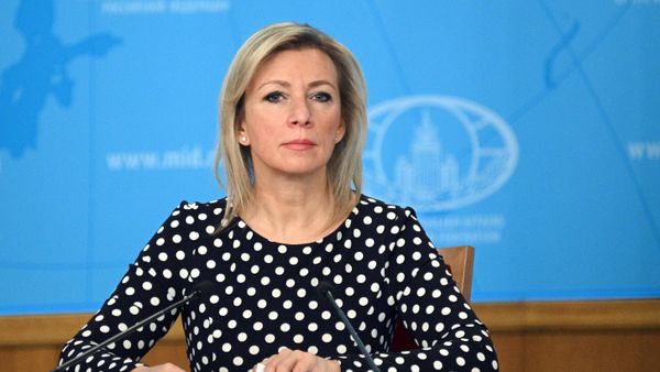 Мария Захарова на пресс-конференции министра иностранных дел РФ Сергея Лаврова - Sputnik International
