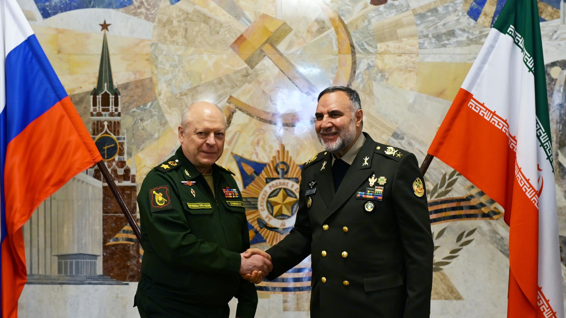 Russian-Iranian bilateral meeting between the military delegations, in Moscow, Russia. Russian-Iranian bilateral meeting between the military delegations, in Moscow, Russia. - Sputnik International, 1920, 24.01.2024